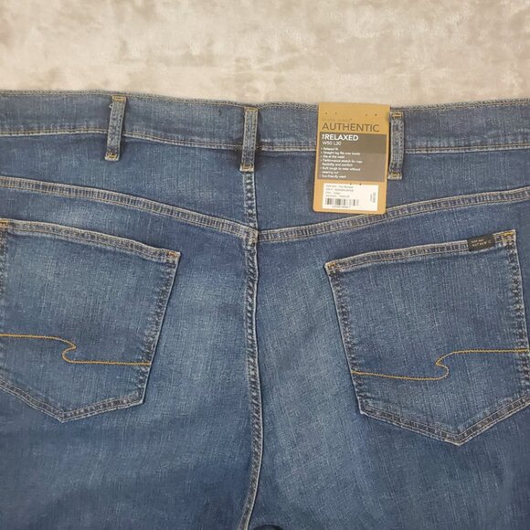 NWT Silver Jeans Men’s Authentic Relaxed Performance Stretch Size W50 L30 - Picture 8 of 16